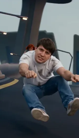 Crazy Frog: невидимый байк