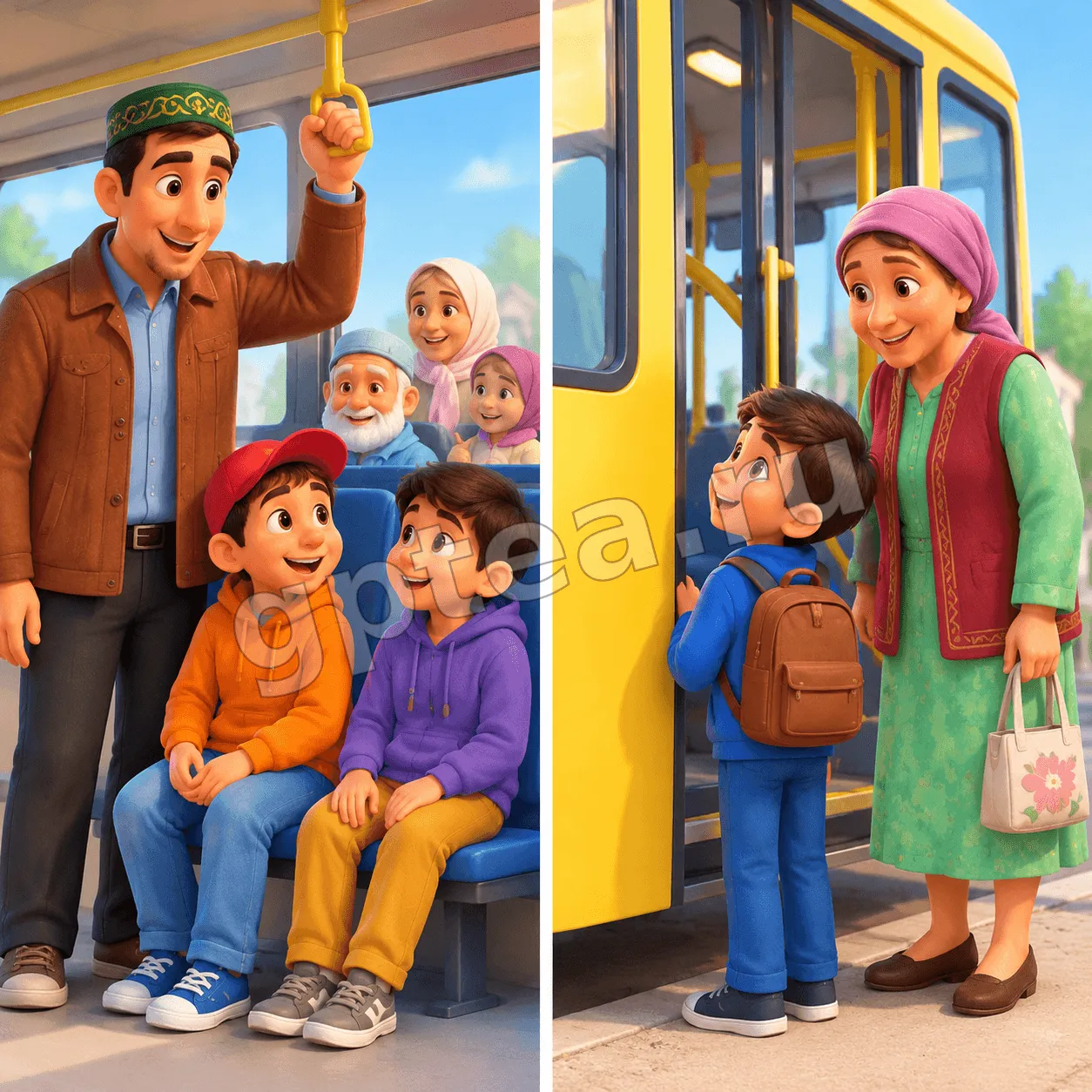 Пример обработки фото: В стиле Pixar