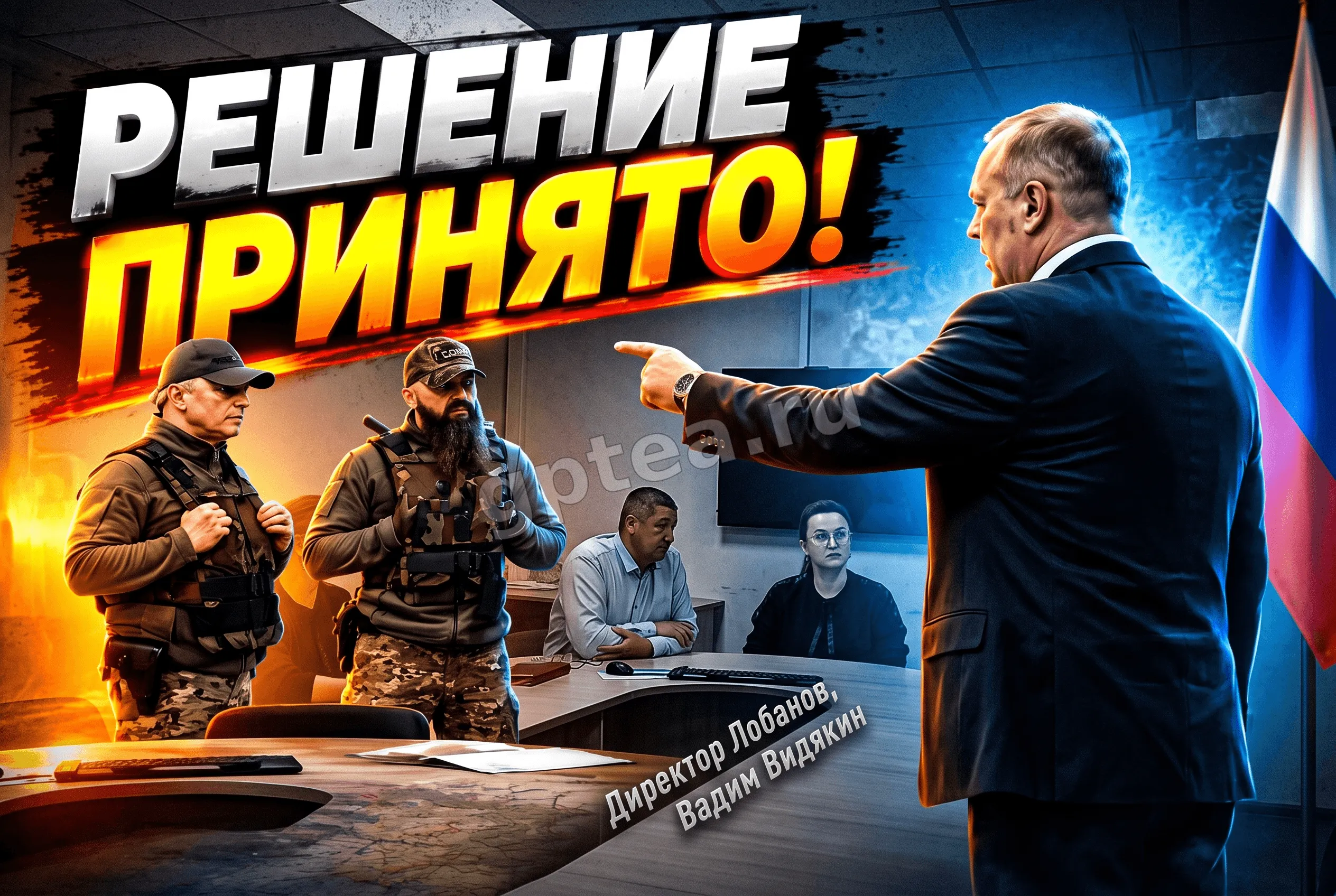Пример обработки фото: Обложка видео