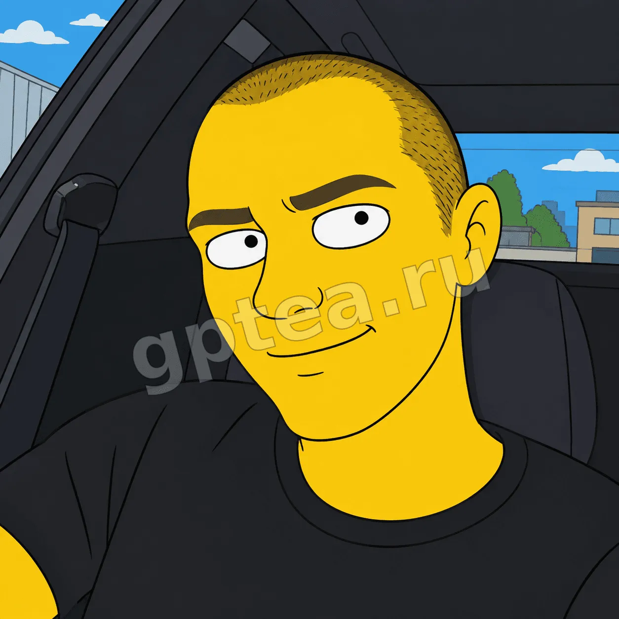 Пример обработки фото: В стиле Simpsons