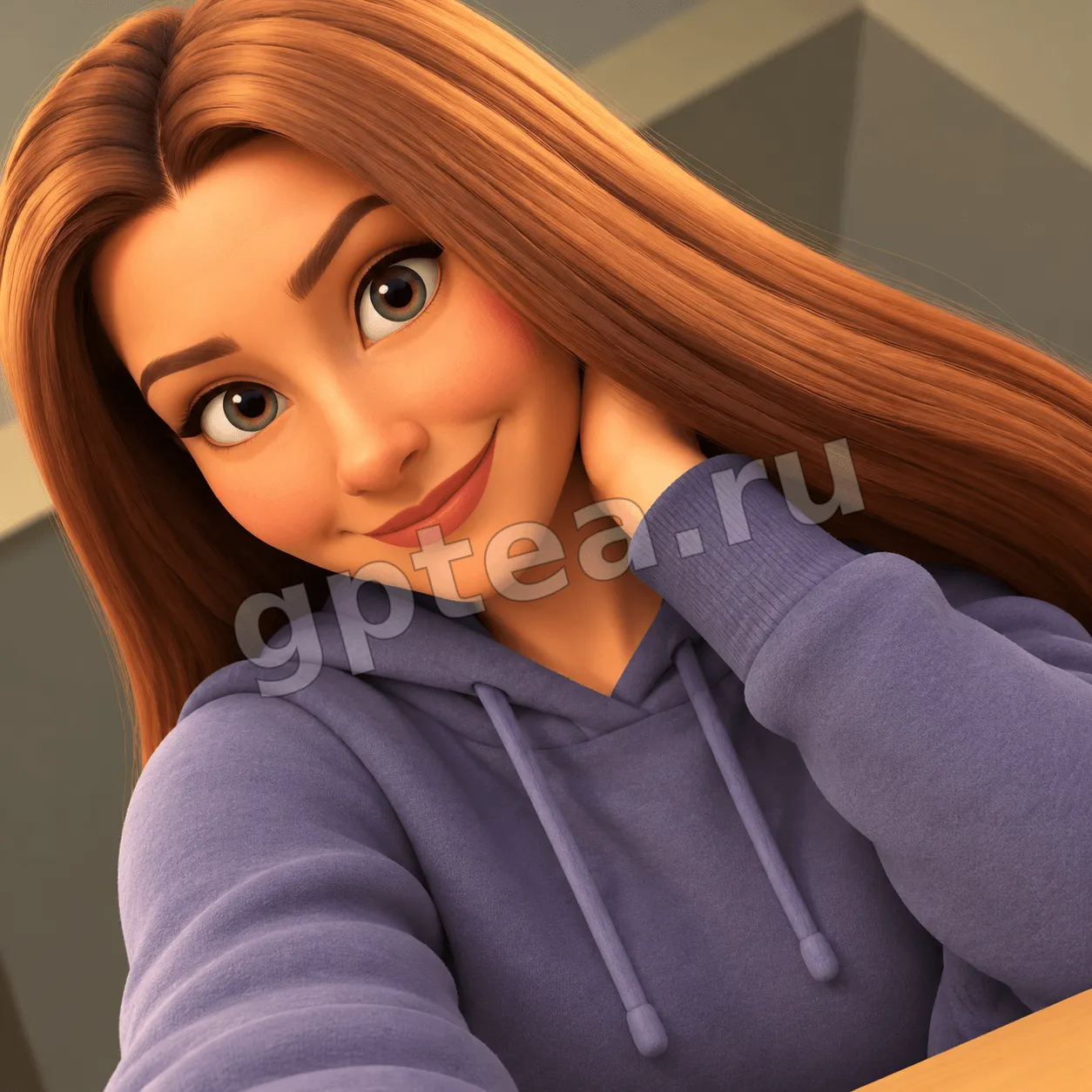 Пример обработки фото: В стиле Pixar