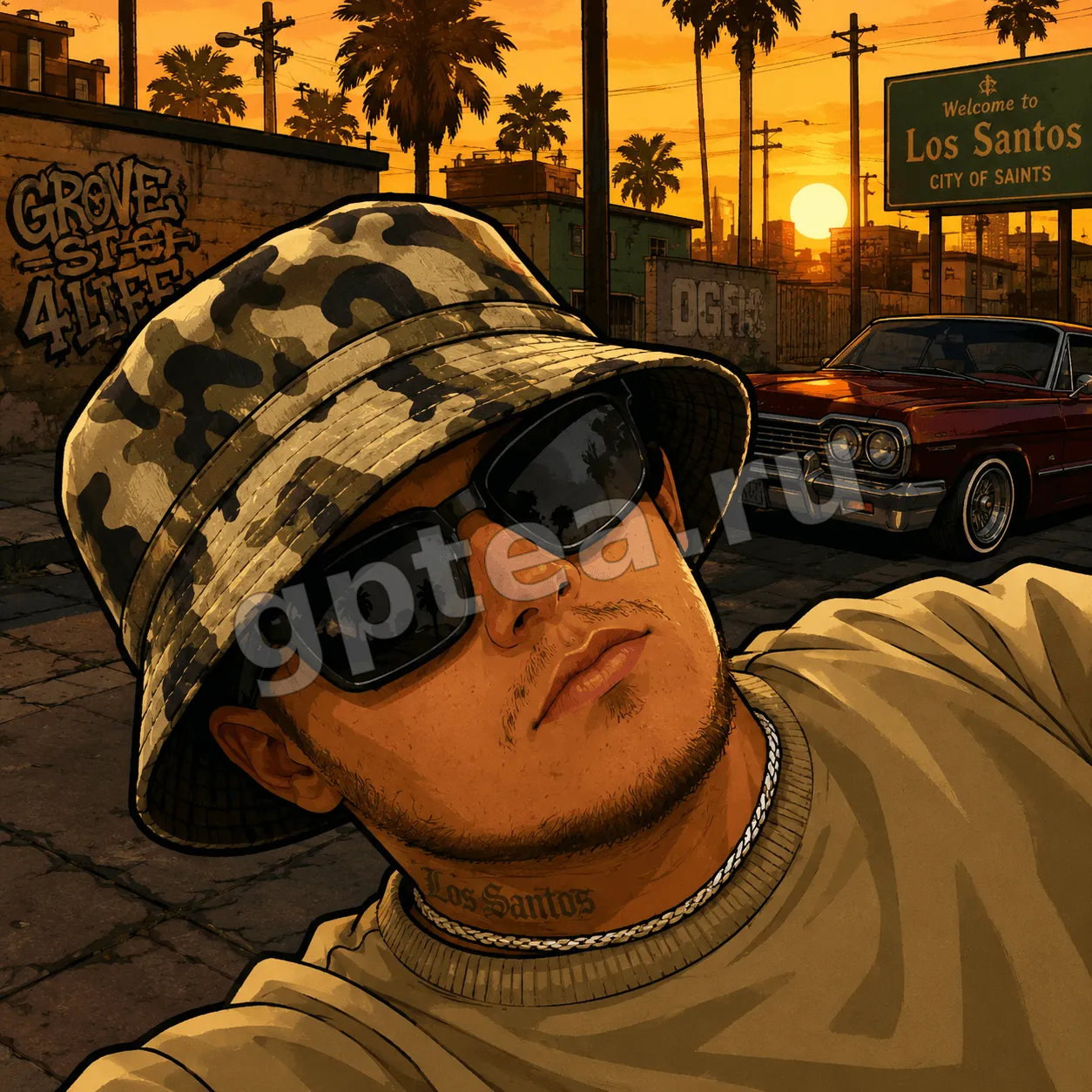 Пример обработки фото: GTA: San Andreas