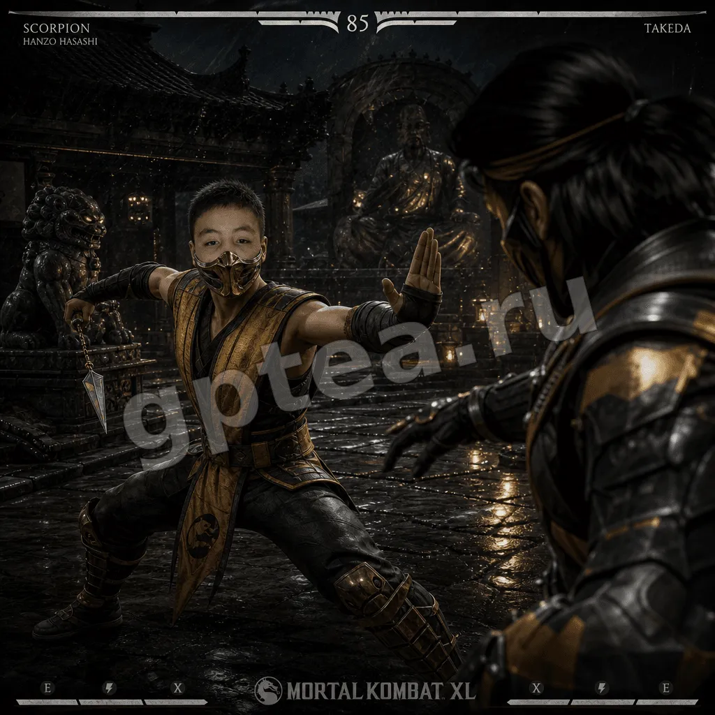 Пример обработки фото: Mortal Kombat