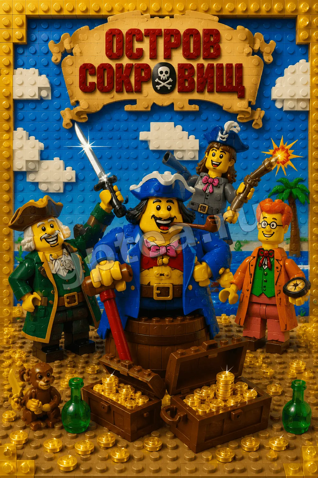 Пример обработки фото: В стиле Lego