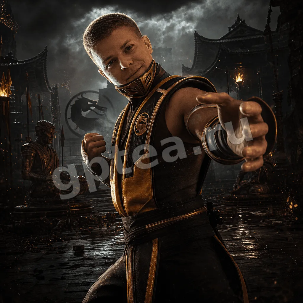 Пример обработки фото: Mortal Kombat