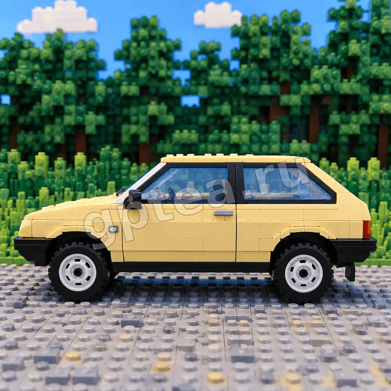 Пример обработки фото: В стиле Lego