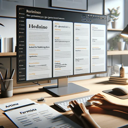 Generated image: Realistic photo of a clean desk setup with a monit...