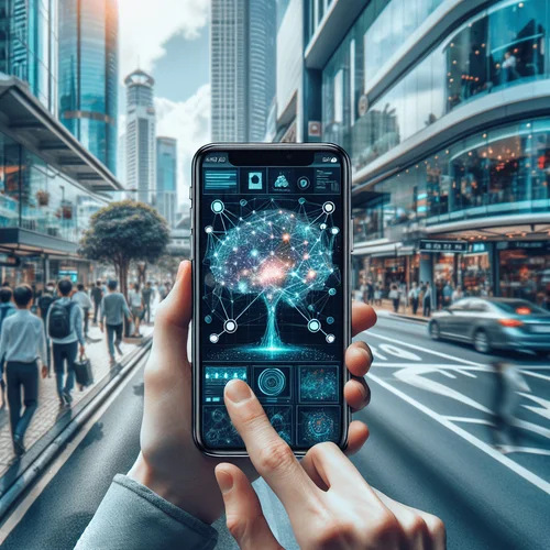 Generated image: Realistic photo of a tech-savvy individual explori...