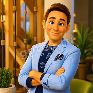 Пример обработки фото: В стиле Pixar