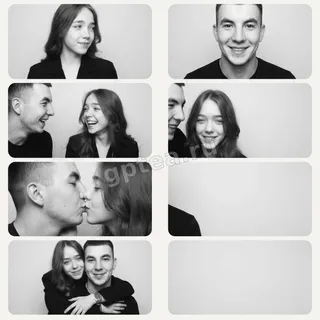 Пример обработки фото: Коллаж Клава Кока и Масленников