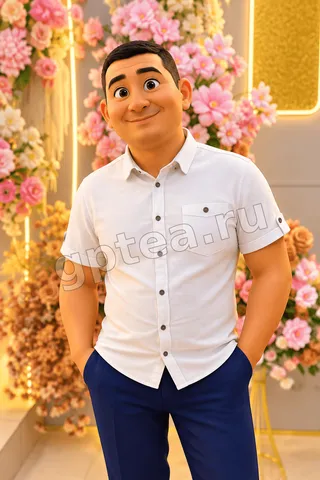 Пример обработки фото: В стиле Pixar