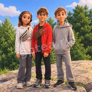 Пример обработки фото: В стиле Pixar
