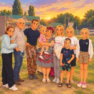 Пример обработки фото: В стиле Disney