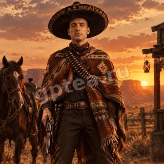 Пример обработки фото: В стиле RDR 2