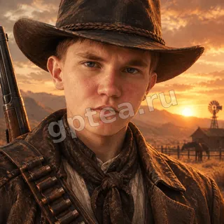 Пример обработки фото: В стиле RDR 2
