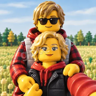 Пример обработки фото: В стиле Lego
