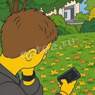 Пример обработки фото: В стиле Simpsons