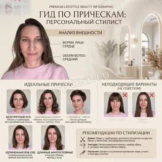Пример обработки фото: Личный парикмахер