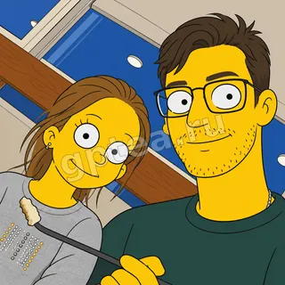 Пример обработки фото: В стиле Simpsons