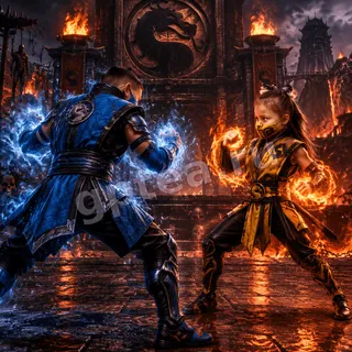 Пример обработки фото: Mortal Kombat