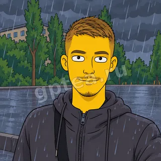 Пример обработки фото: В стиле Simpsons