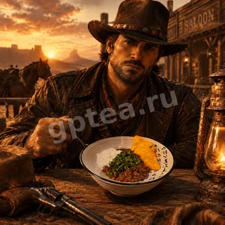 Пример обработки фото: В стиле RDR 2
