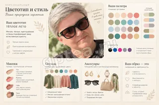 Пример обработки фото: Бьюти-инфографика 