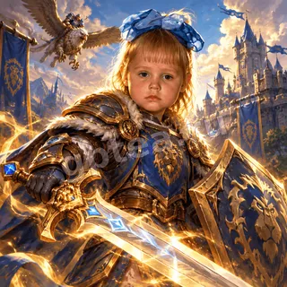 Пример обработки фото: Стиль Warcraft