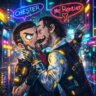 Пример обработки фото: Стиль Cyberpunk