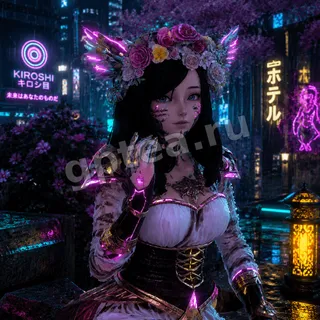 Пример обработки фото: Стиль Cyberpunk