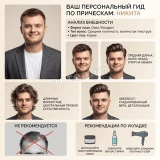 Пример обработки фото: Личный парикмахер