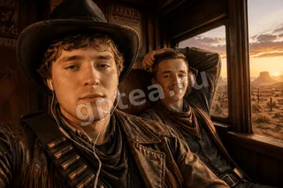 Пример обработки фото: В стиле RDR 2