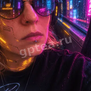 Пример обработки фото: Стиль Cyberpunk