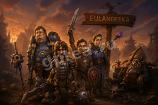 Пример обработки фото: Стиль Warcraft