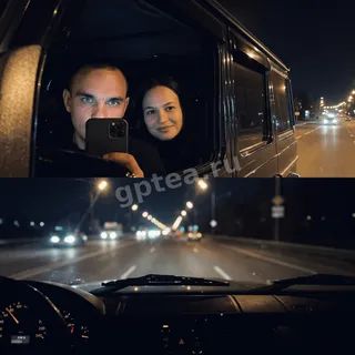 Пример обработки фото: В зеркале гелика