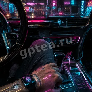 Пример обработки фото: Стиль Cyberpunk