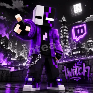 Пример обработки фото: В стиле Minecraft