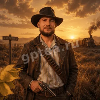 Пример обработки фото: В стиле RDR 2