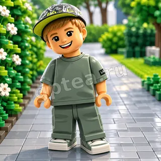Пример обработки фото: В стиле Lego