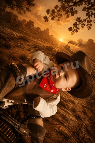 Пример обработки фото: В стиле RDR 2