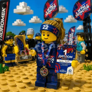 Пример обработки фото: В стиле Lego