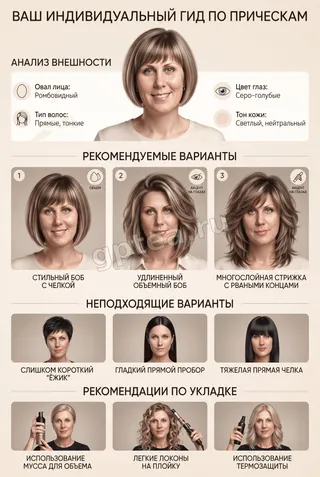 Пример обработки фото: Личный парикмахер
