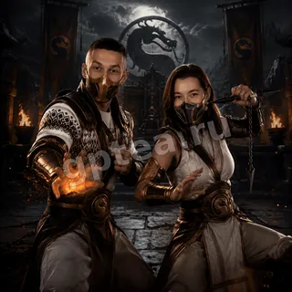 Пример обработки фото: Mortal Kombat