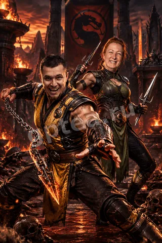 Пример обработки фото: Mortal Kombat