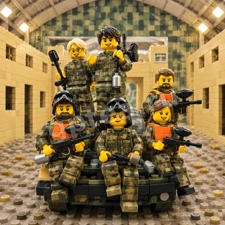 Пример обработки фото: В стиле Lego